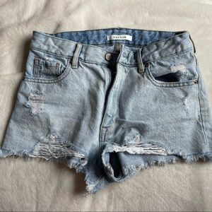 Pacsun High Rise Jean Shorts